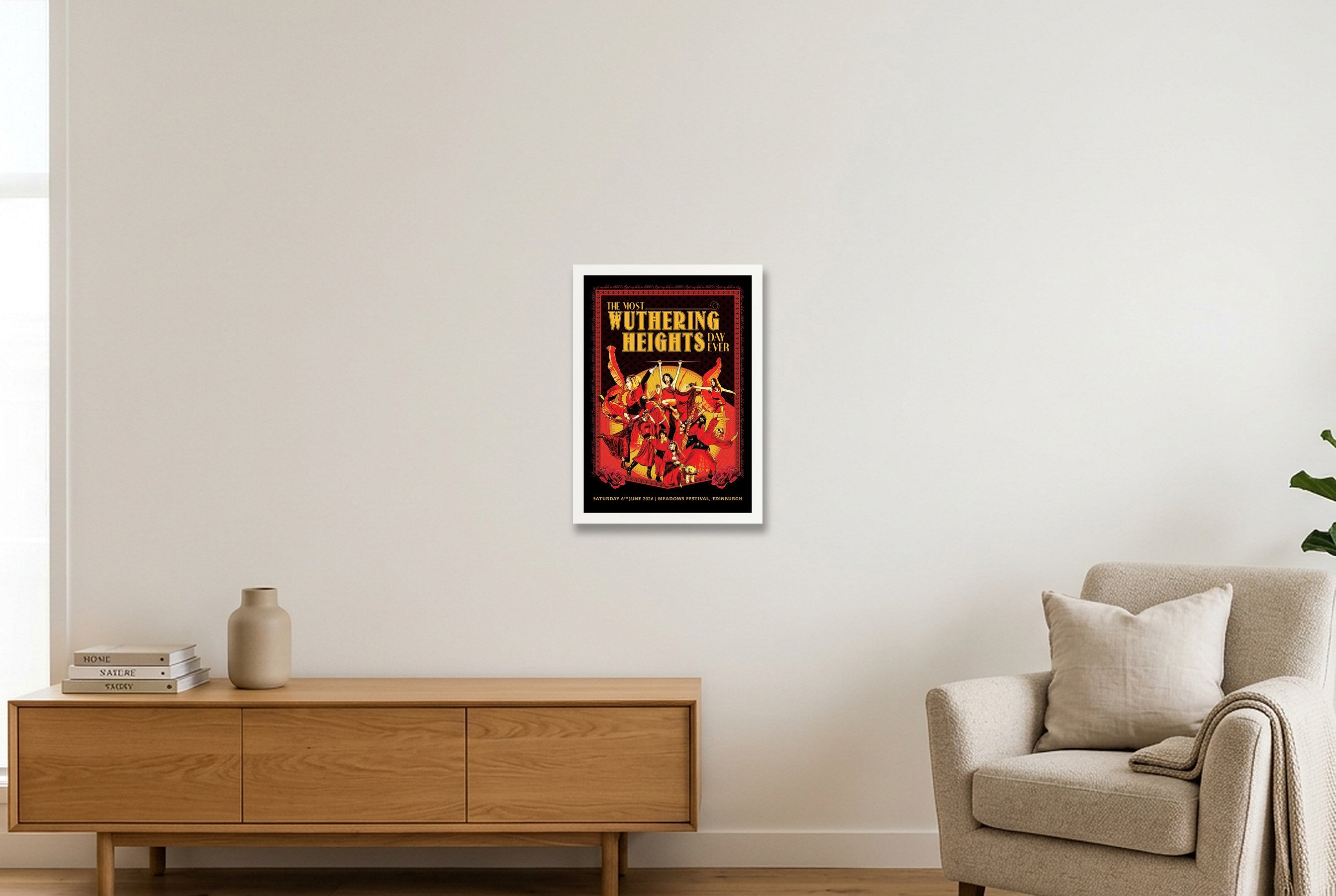TMWHDE_Poster_A2_2026_Edinburgh — A3 (30×42cm, 12×17") White Frame