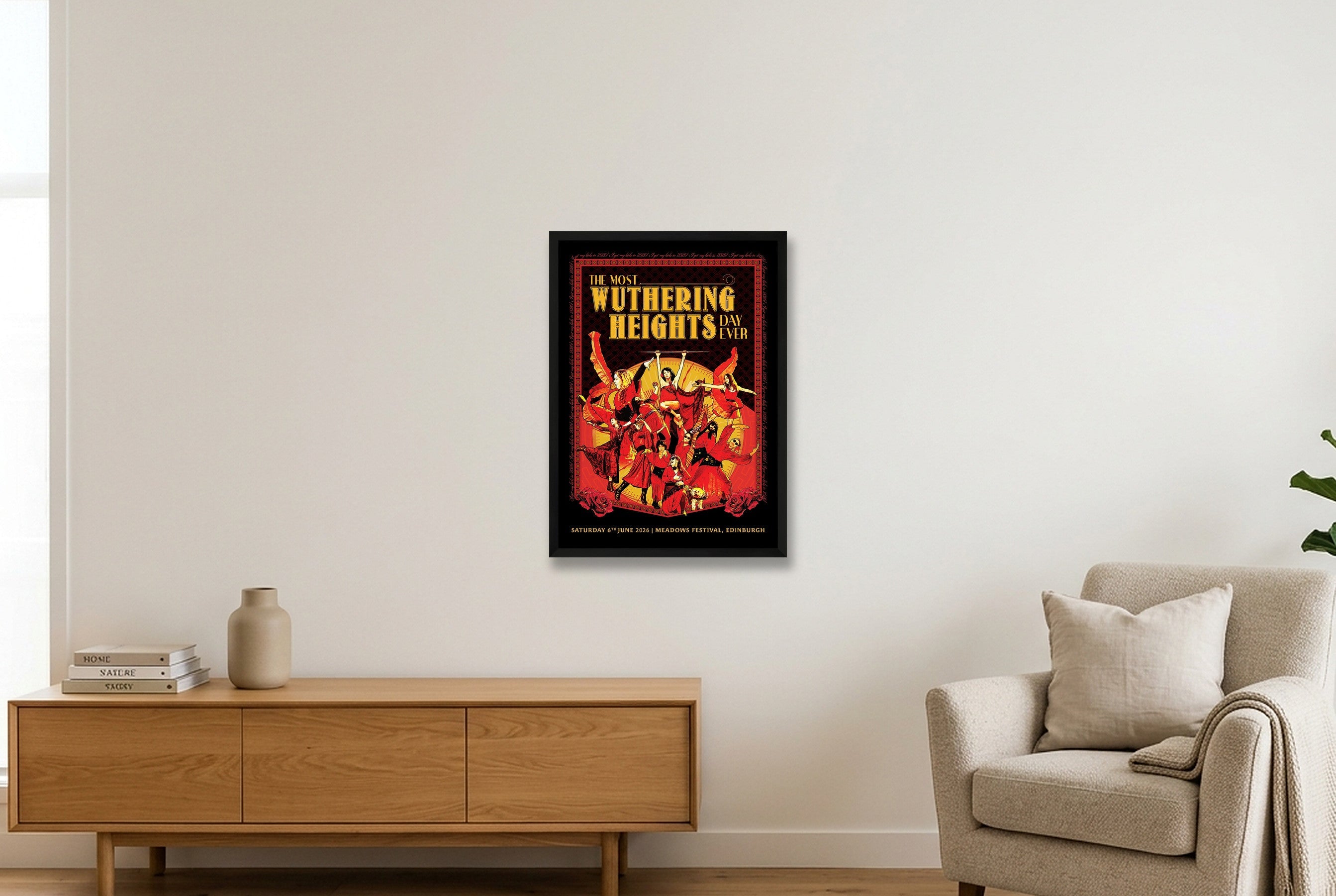 TMWHDE_Poster_A2_2026_Edinburgh — 42×59cm, 17×23" Black Frame